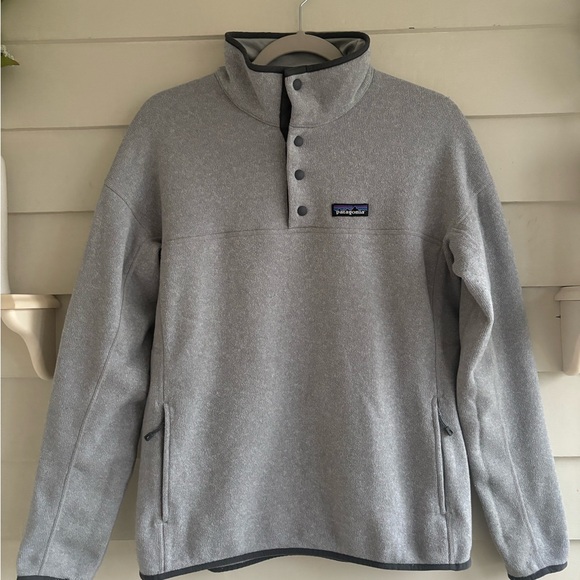 Patagonia Snap Button Better Sweater Gray Women’s Size Large - Picture 3 of 15